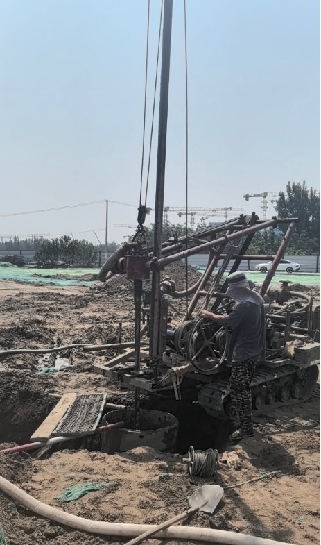 张家口宣化县工地打井